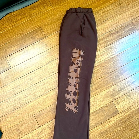 NEW MADHAPPY Joggers Brown **RARE** Sz M